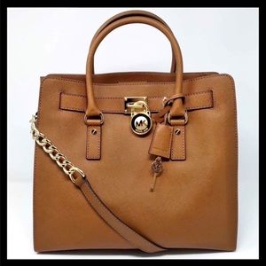 Michael Kors Hamilton Large Saffianio Leather Tote
